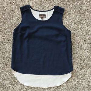 Fenn Wright Manson Midnight Blue and Ivory Tank Top